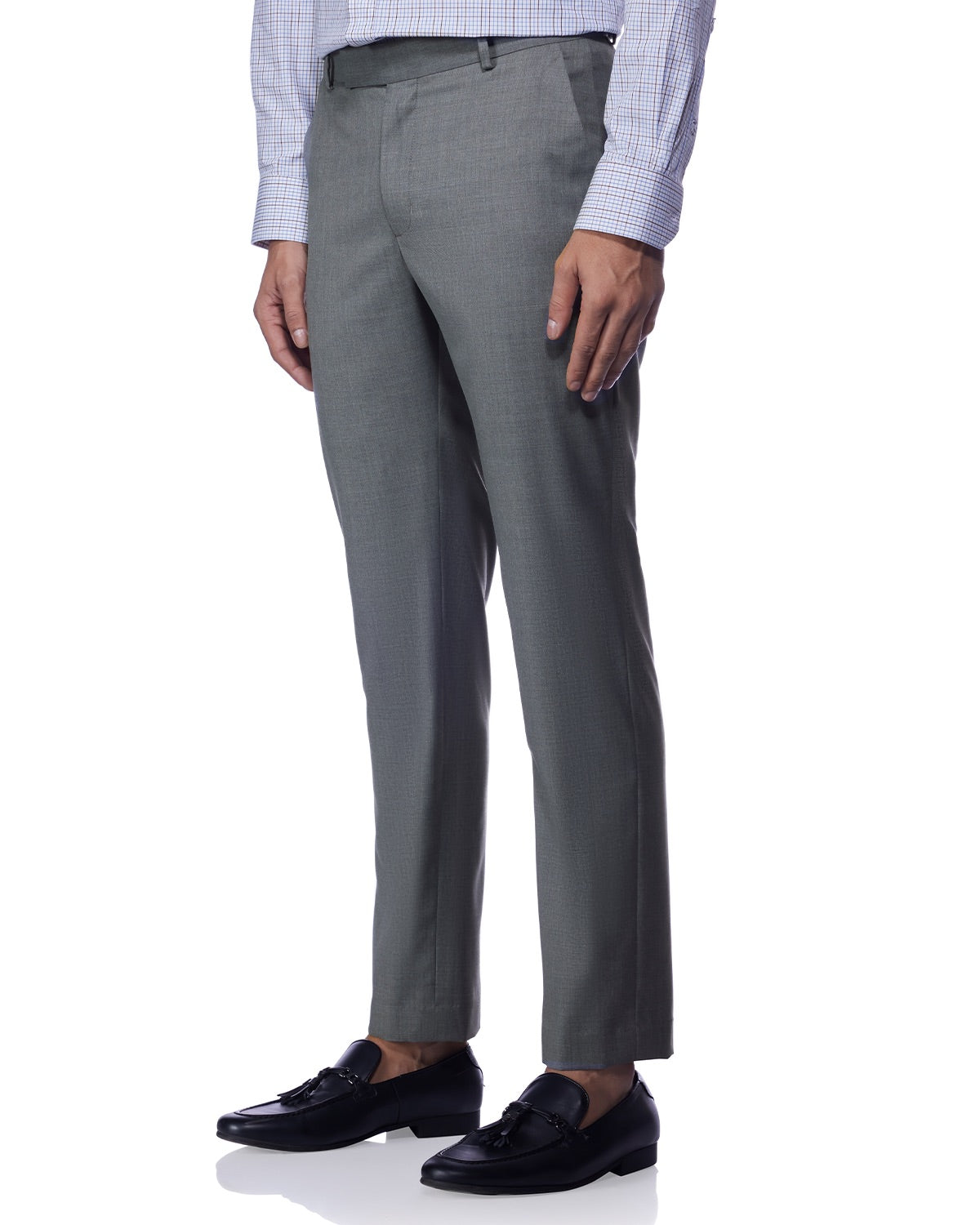 Cresta Blended Wool Dress Pants - Grey