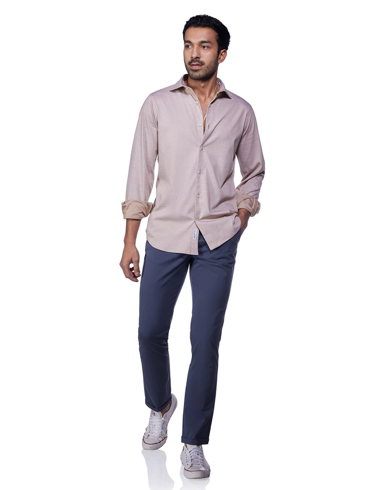 Vintage-Day Casual Chinos - Navy