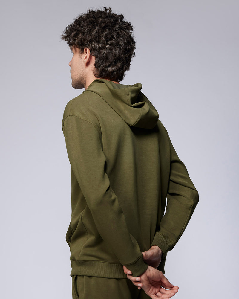 Luxe Pullover Hoodie - Olive