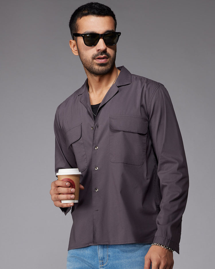 Charcoal Stretch Shirt