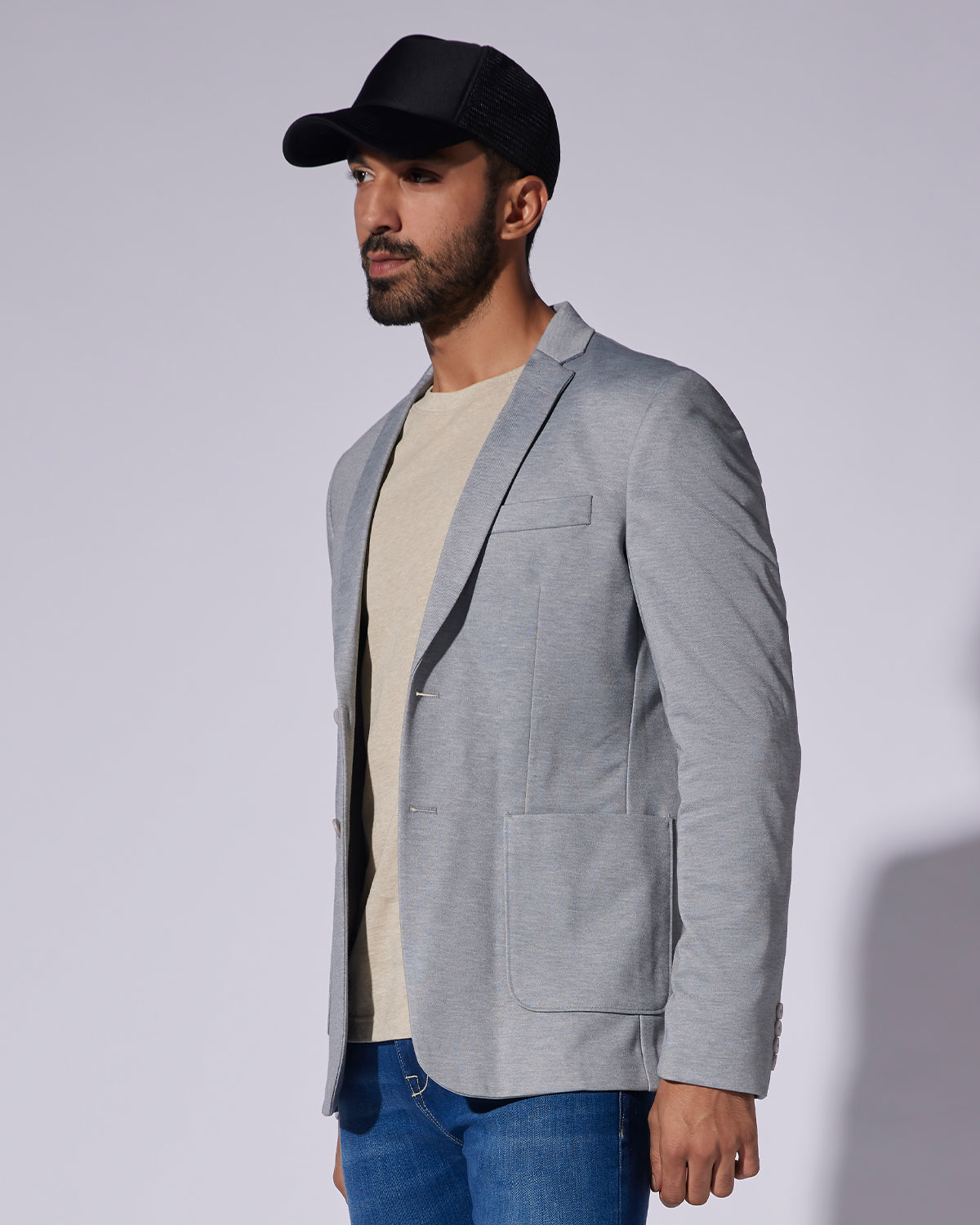 The Frostgate Knit Blazer - Grey