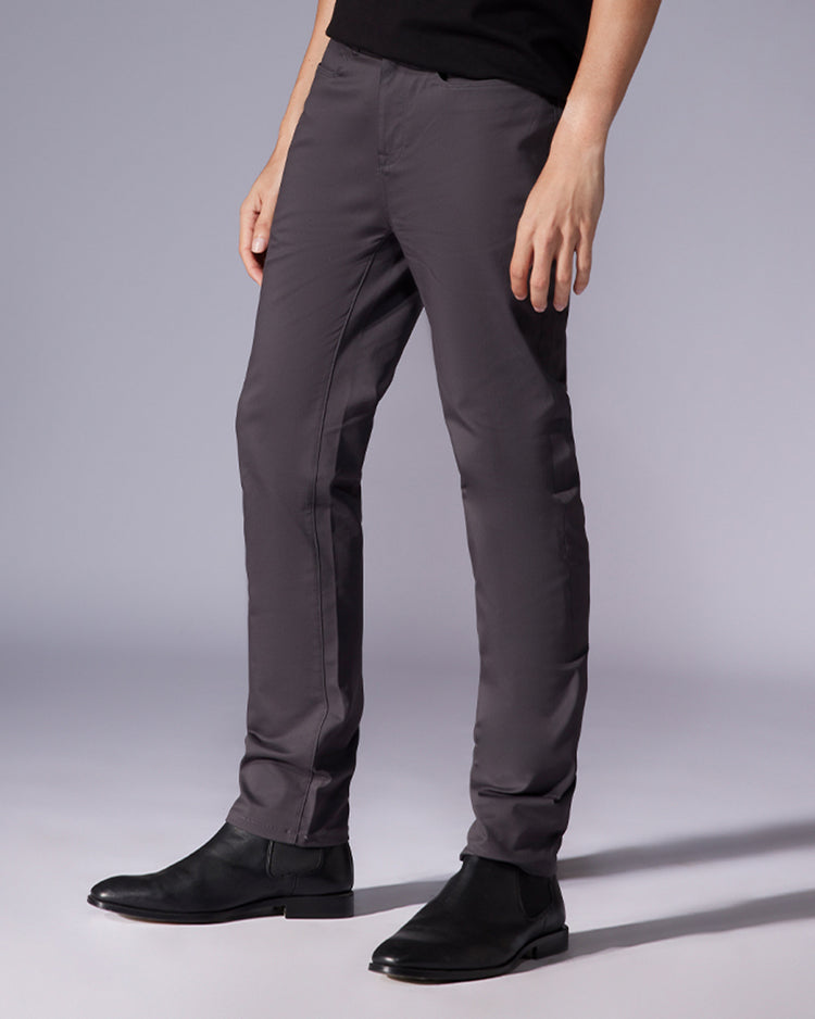 Tailored 5-Pocket Stretch Jeans - Grey