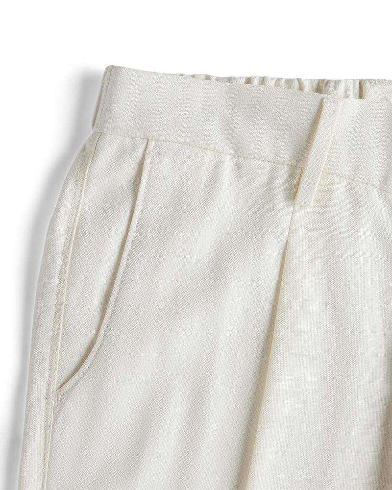 Summerscape Cotton Linen Pants - Off White