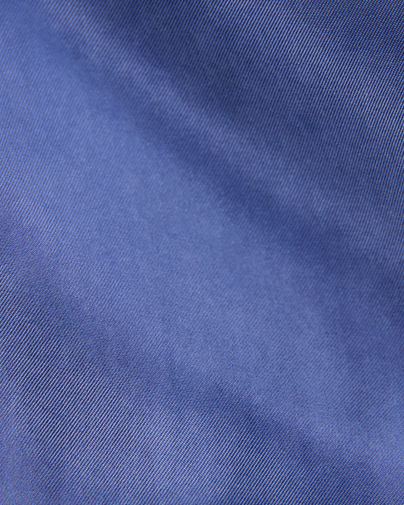 Blue Half-Sleeve Cupro Shirt