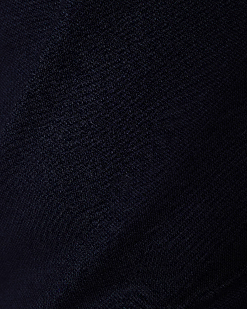 Signature Button Polo T-Shirt - Navy