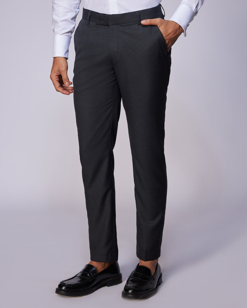 Capstone Blended Wool Dress Pants - Black