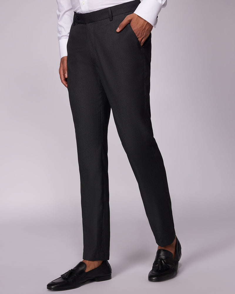 Capstone Blended Wool Dress Pants - Black