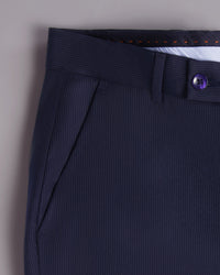 Capstone Blended Wool Dress Pants - Navy