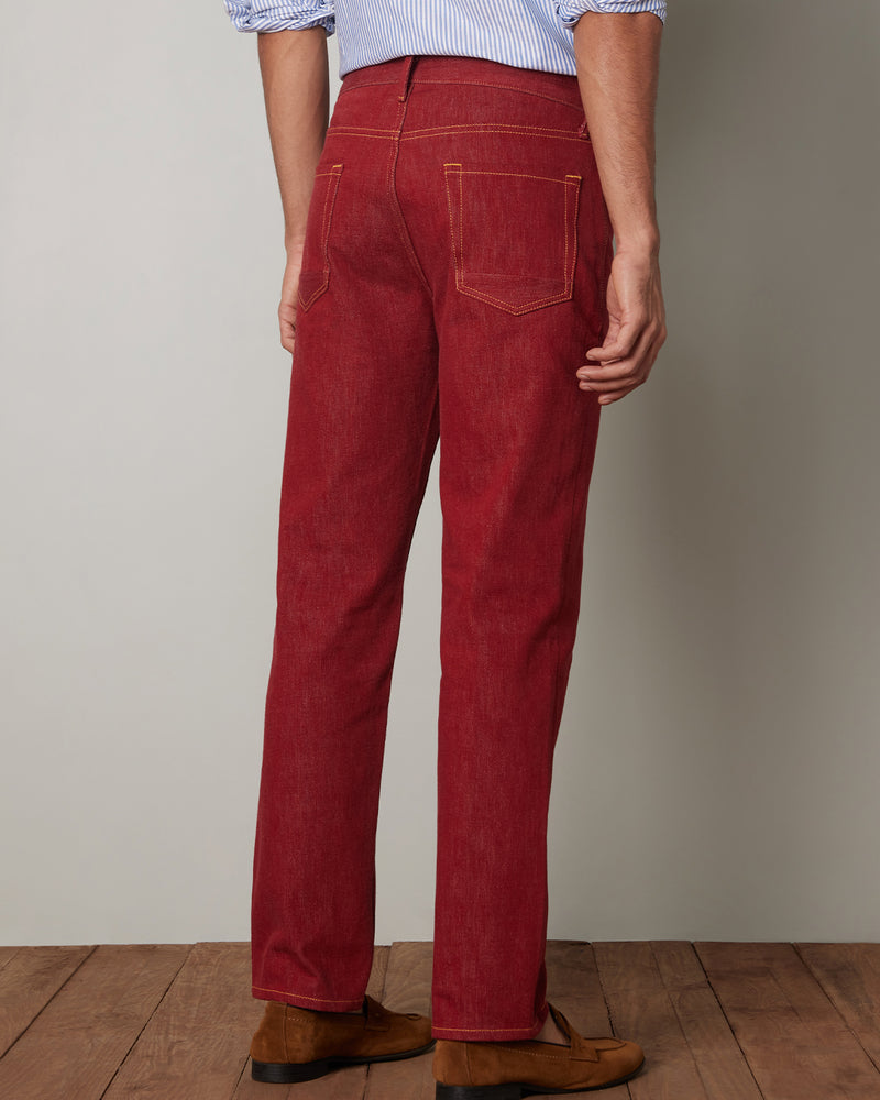 Japanese Classic Red Rigid Jeans