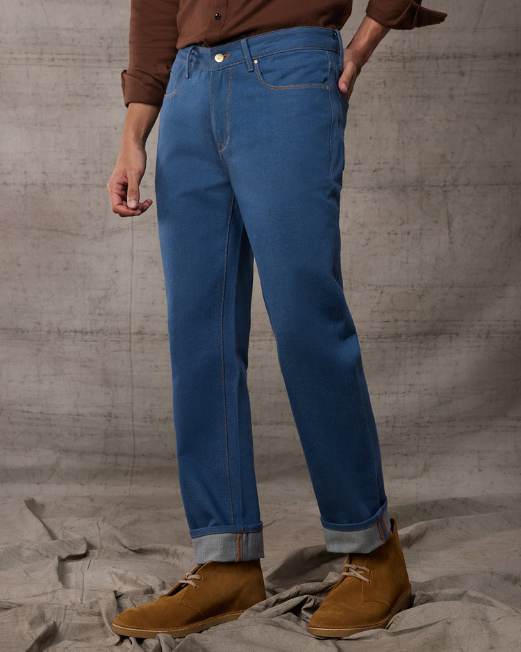 Japanese Cobalt Rigid Selvedge Jeans