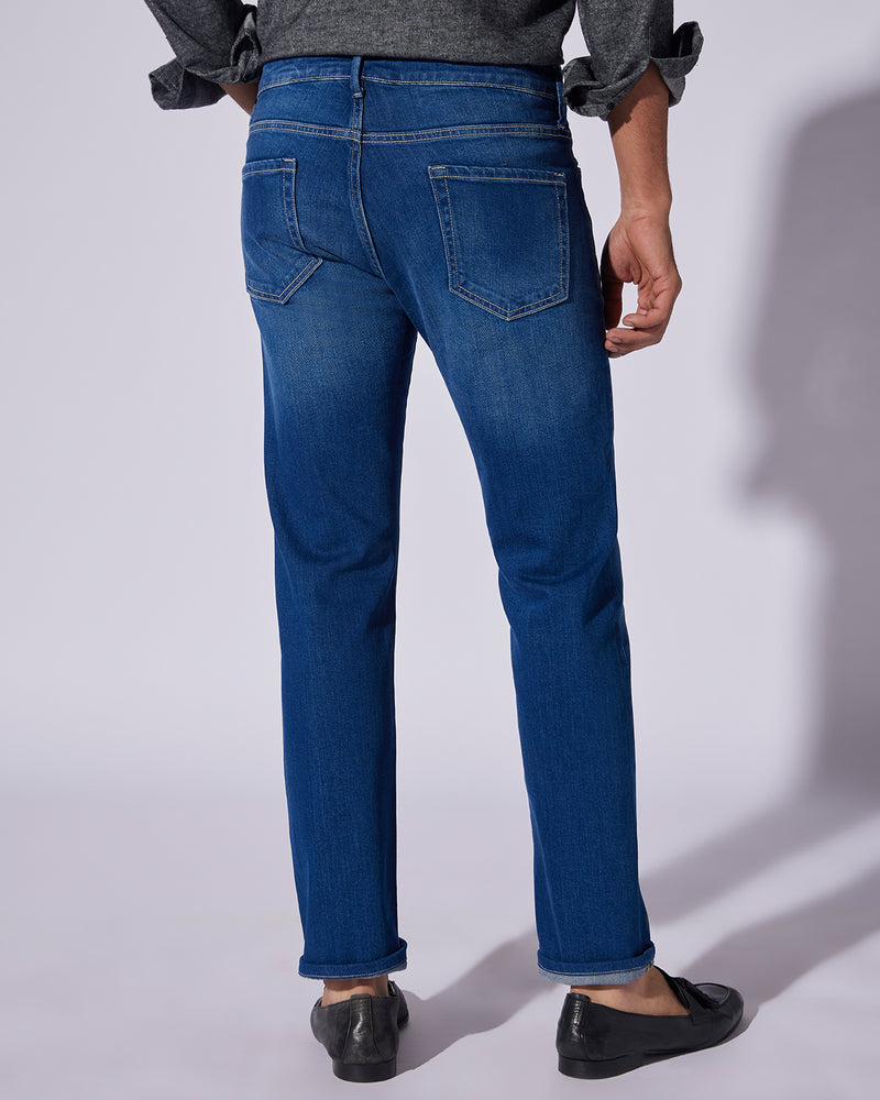 Indigo Mist Stretch Jeans - Dark Blue