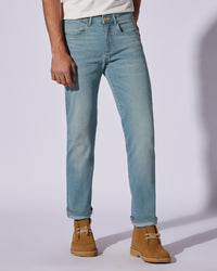 Old World Indigo Stretch Jeans - Light Blue