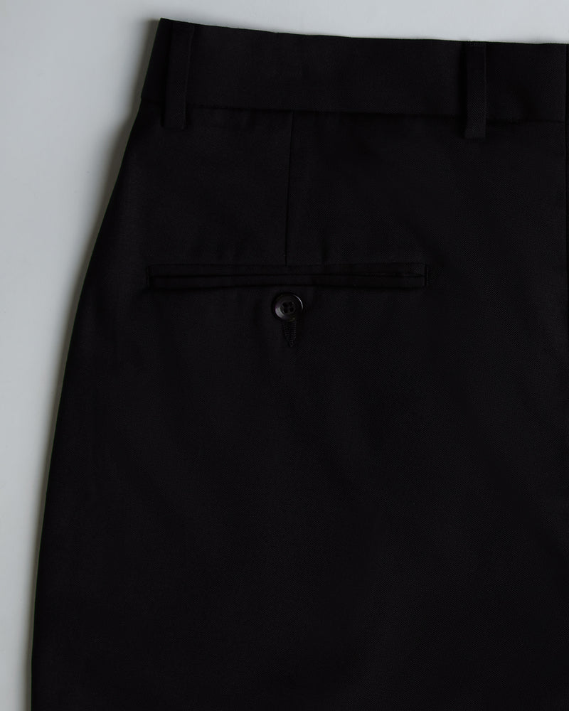 Exquisite Blended Wool Dress Pants - Black