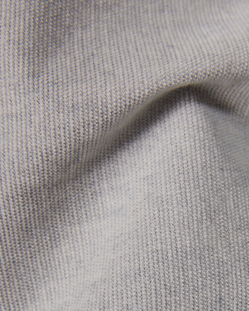 Grey Melange Corduroy Shirt