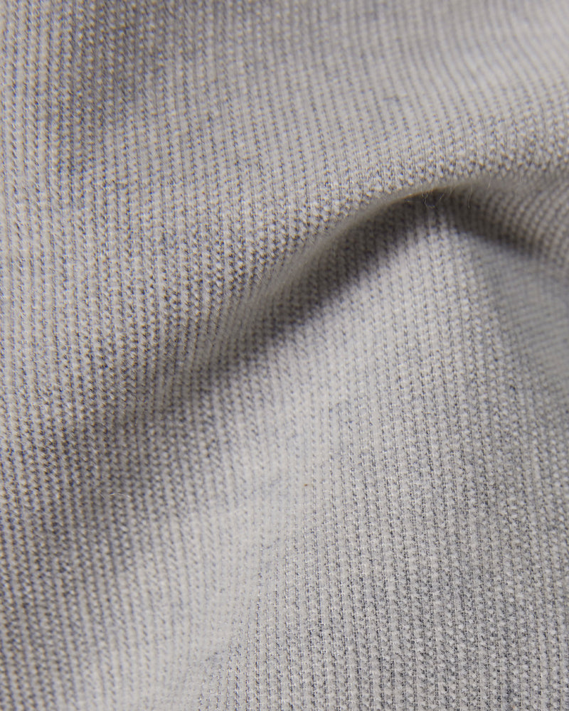 Grey Melange Corduroy Shirt