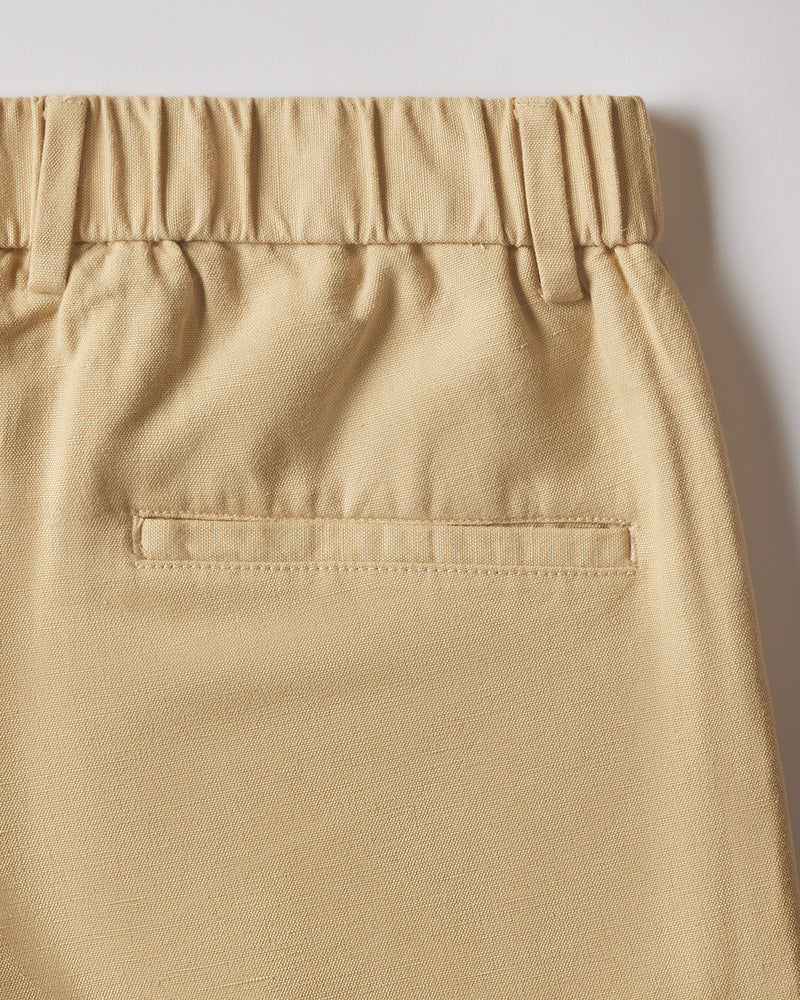 Symphony Cotton Linen Pants - Khaki