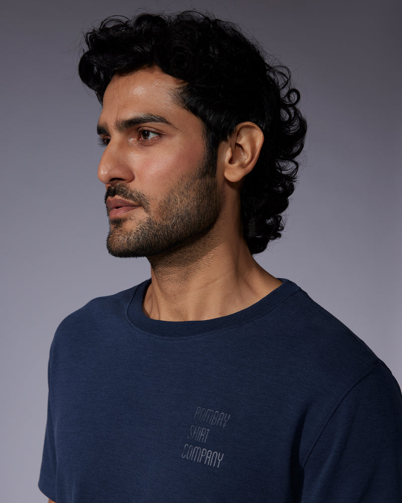 Luxe Lounger T-Shirt - Navy