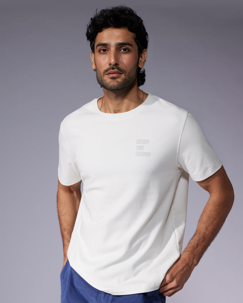 Luxe Lounger T-Shirt - White