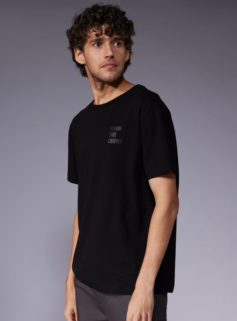 Luxe Lounger T-Shirt - Black