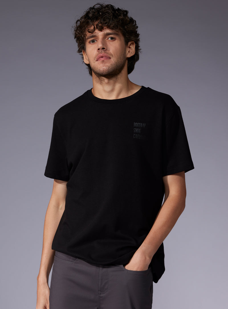 Luxe Lounger T-Shirt - Black