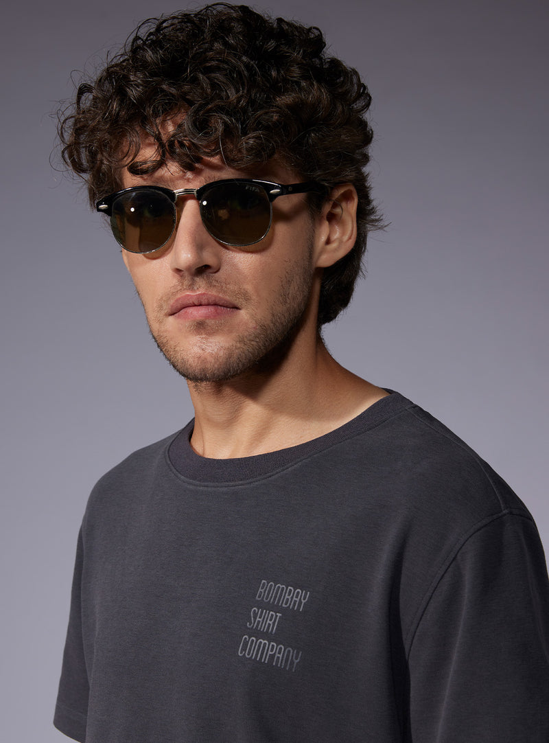 Luxe Lounger T-Shirt - Grey