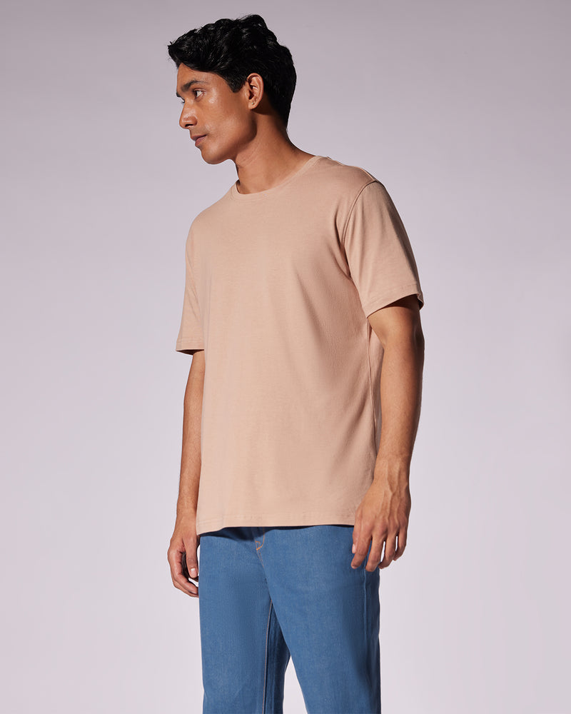 Luxe Nova T-Shirt - Dark Beige