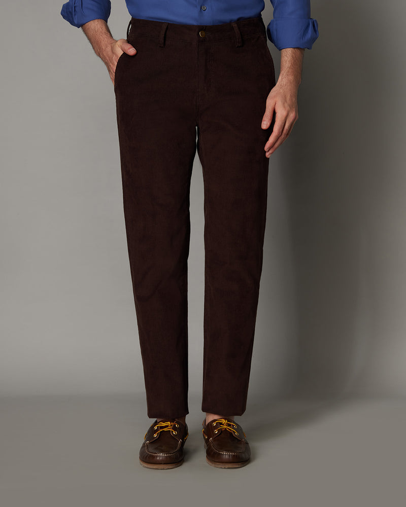 Regal Corduroy Chinos - Brown