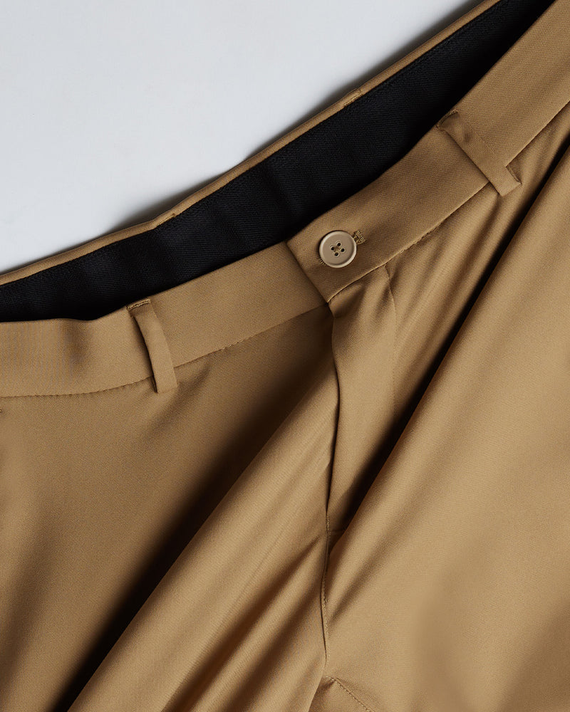 Tailored Smart Pants - Khaki