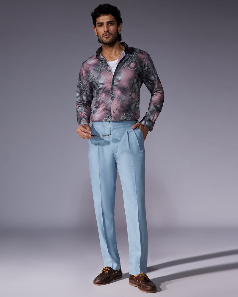 Solara Neapolitan Dress Pants - Light Blue