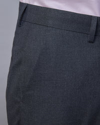 Splendour Houndstooth Dress Pants - Dark Grey