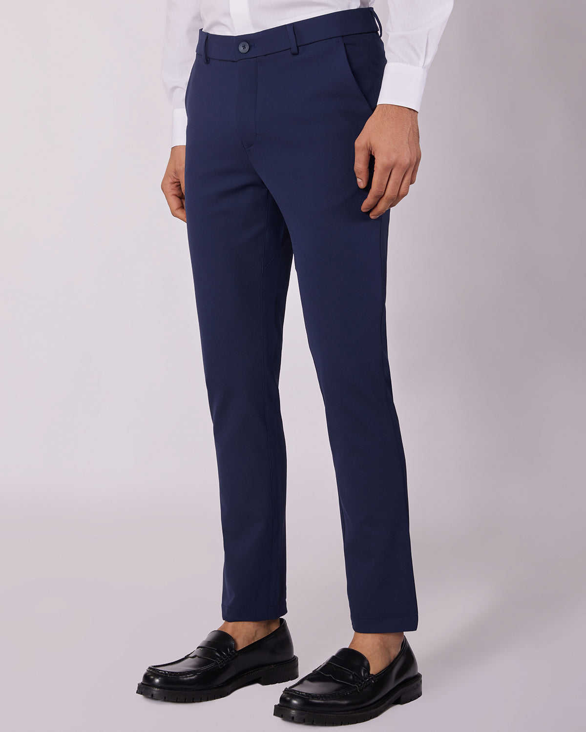 Cavani | Cavani Miami Sky Blue Suit with Navy Trousers - MENSWEARR