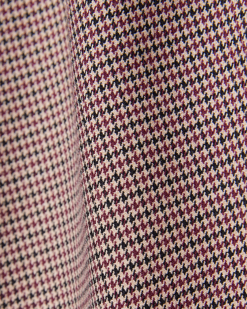 The Tuscany Houndstooth Blazer - Beige