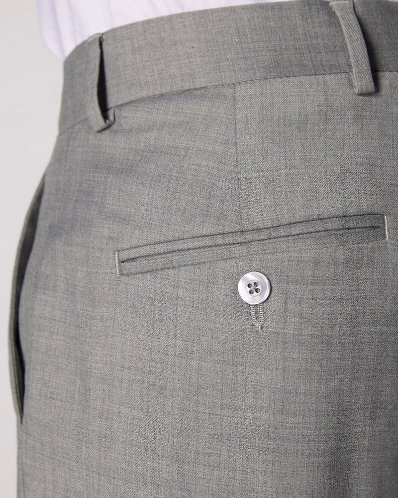 Exquisite Blended Wool Dress Pants - Grey