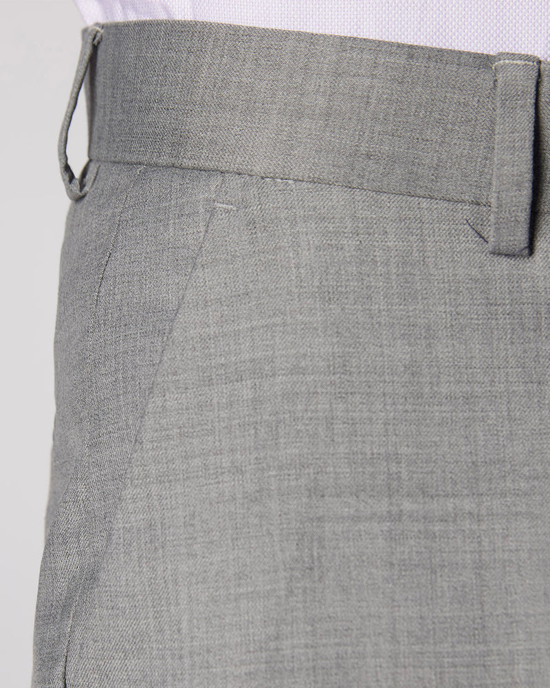 Exquisite Blended Wool Dress Pants - Grey