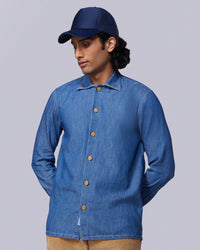 Navy Denim Shirt