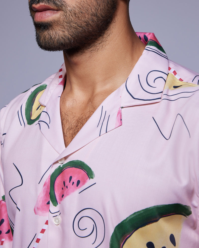 Multicoloured Watermelon Printed Shirt