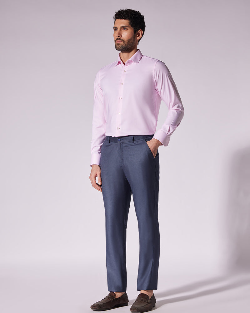 Pink Wrinkle-Free Stretch Twill Shirt