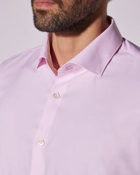 Pink Wrinkle-Free Stretch Twill Shirt