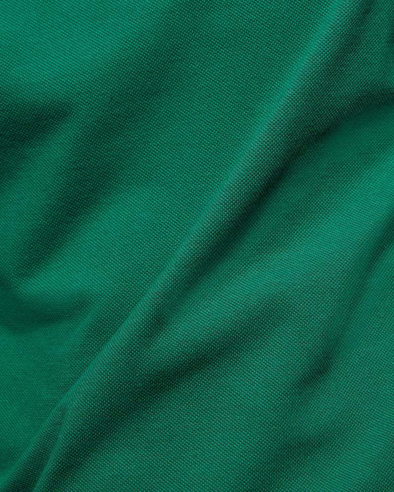 Signature Zipper Polo T-Shirt - Light Green