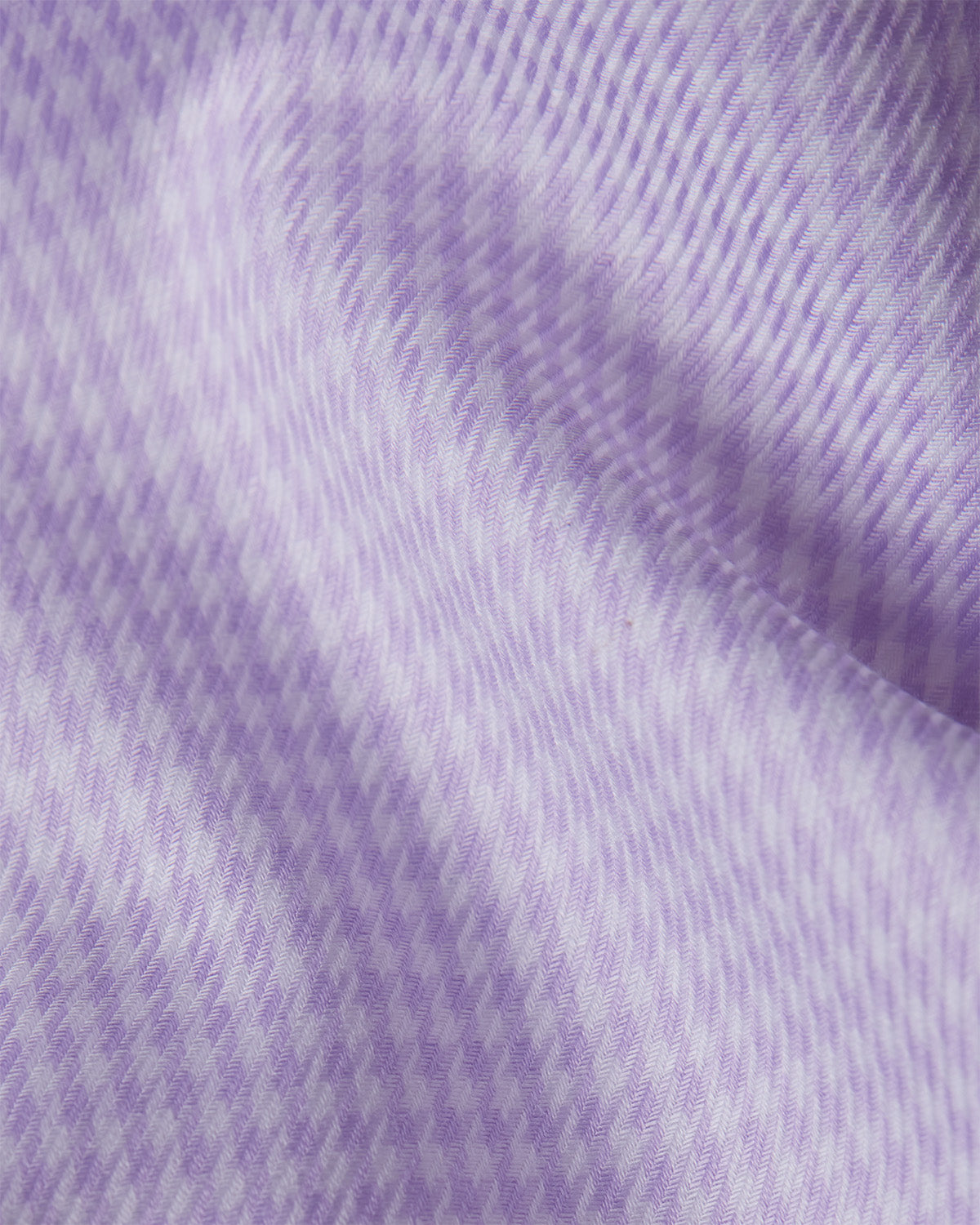 Montclair Twill Checked Shirt - Purple & White