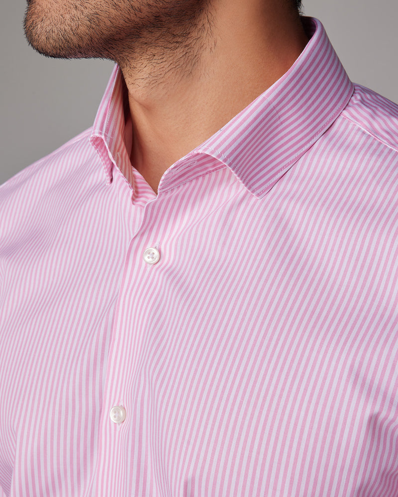 Bengal Striped Shirt - Pink