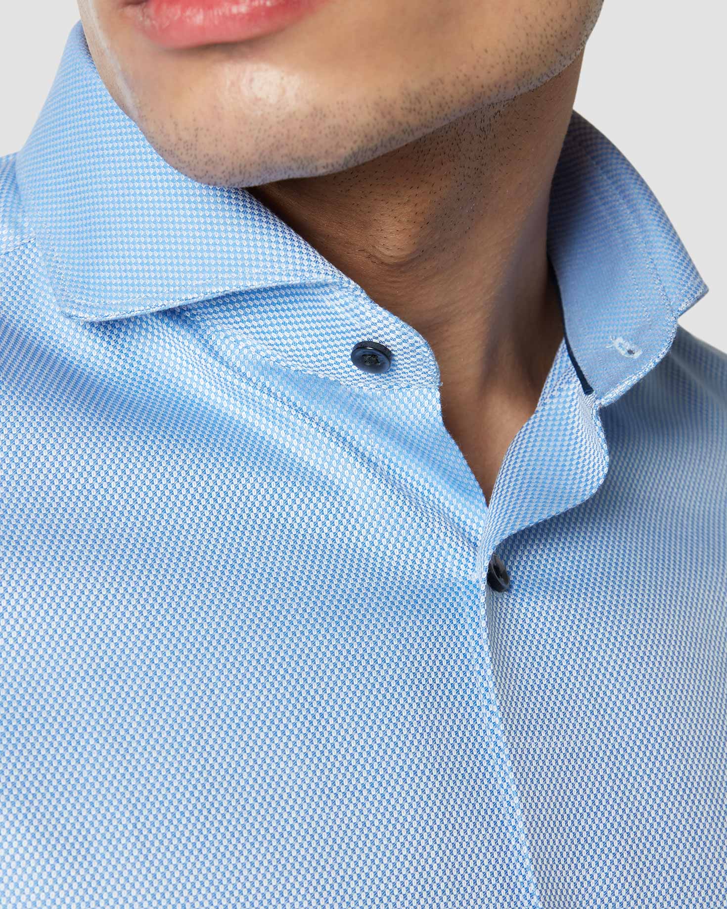 Monti Dobby Shirt - Light Blue