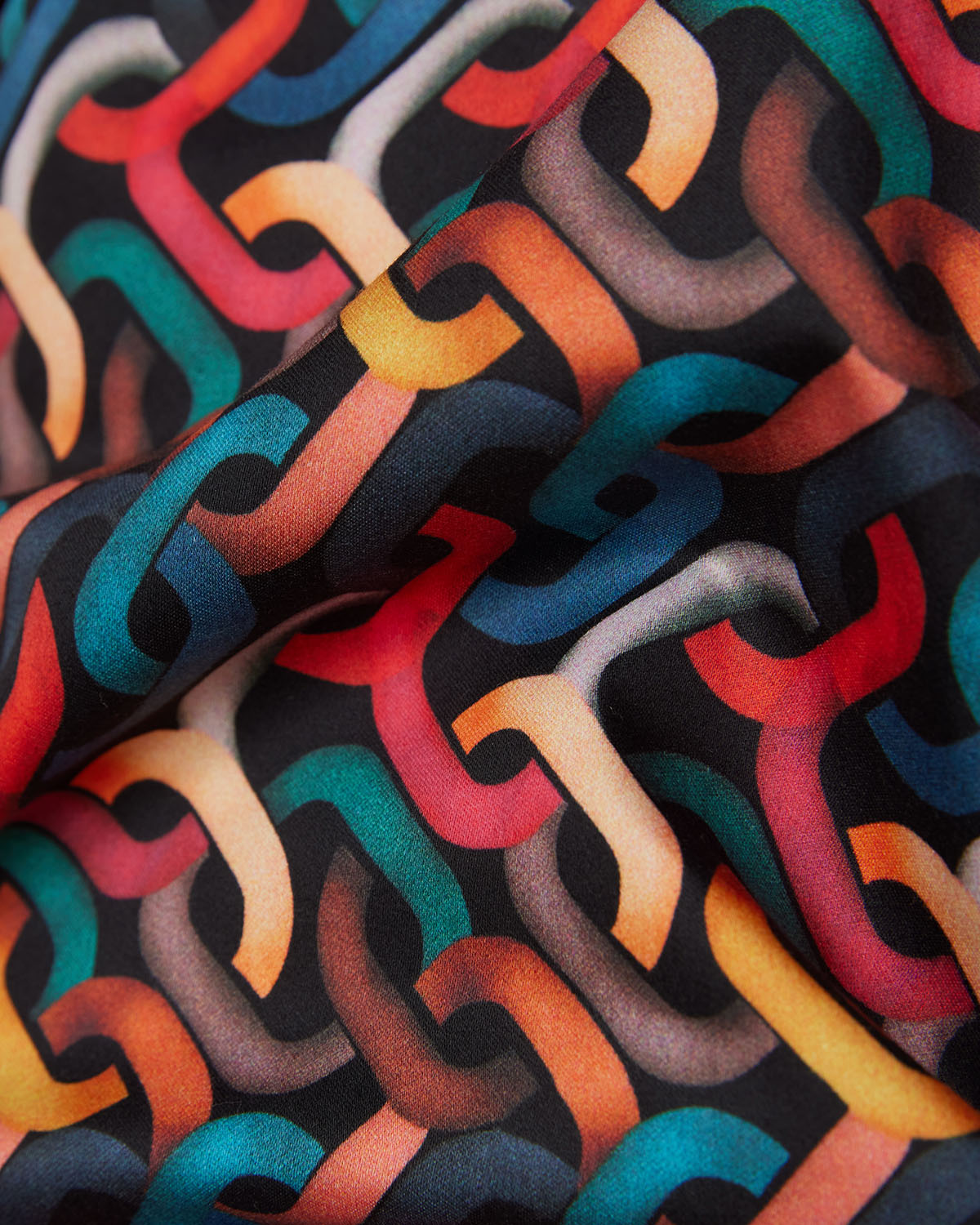 Chain Link Printed Shirt - Multicoloured