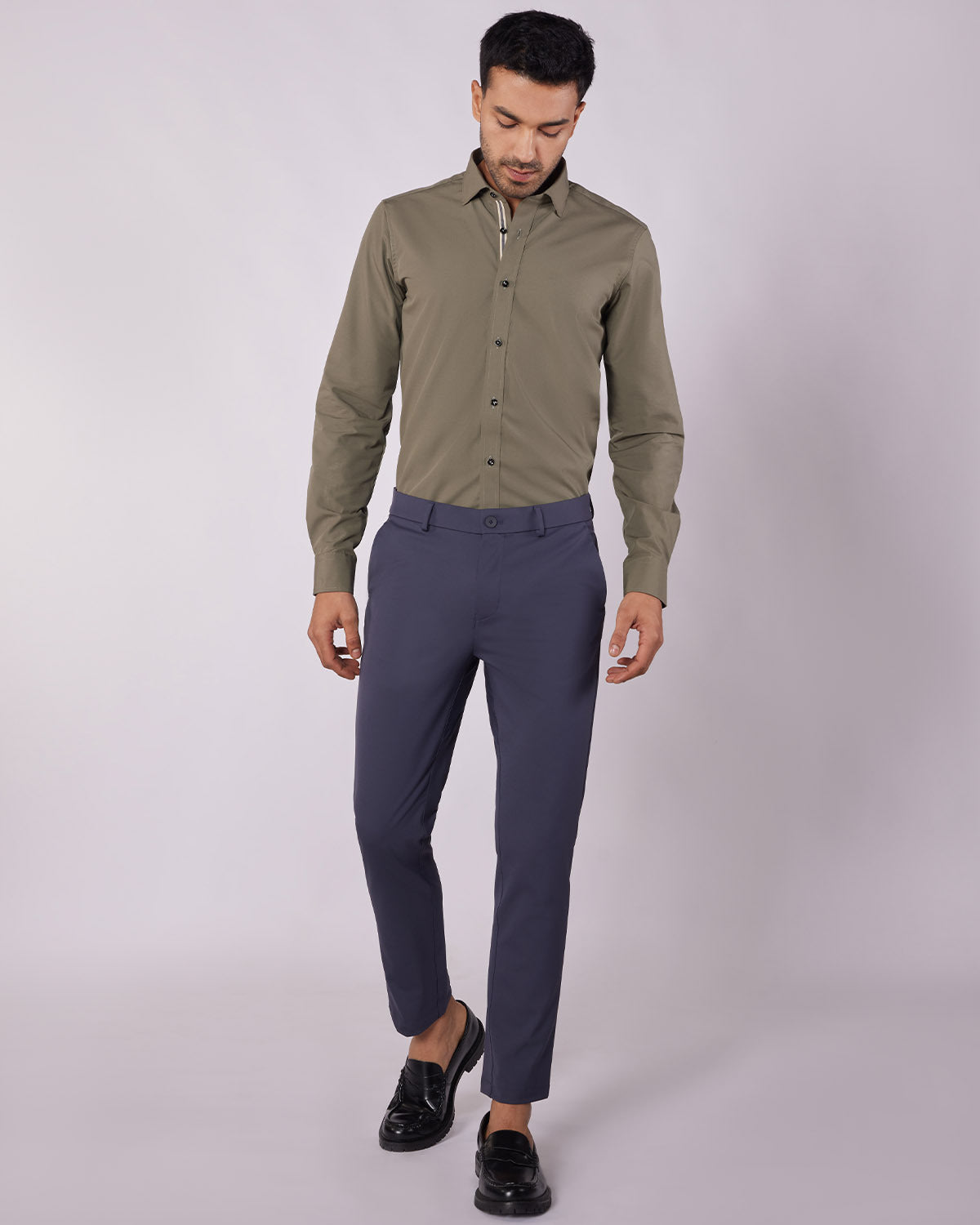 Purple Shirt Matching Pant || Purple Shirt Combination Pants - TiptopGents  | Mens smart casual outfits, Grey pants men, Mens casual dress outfits
