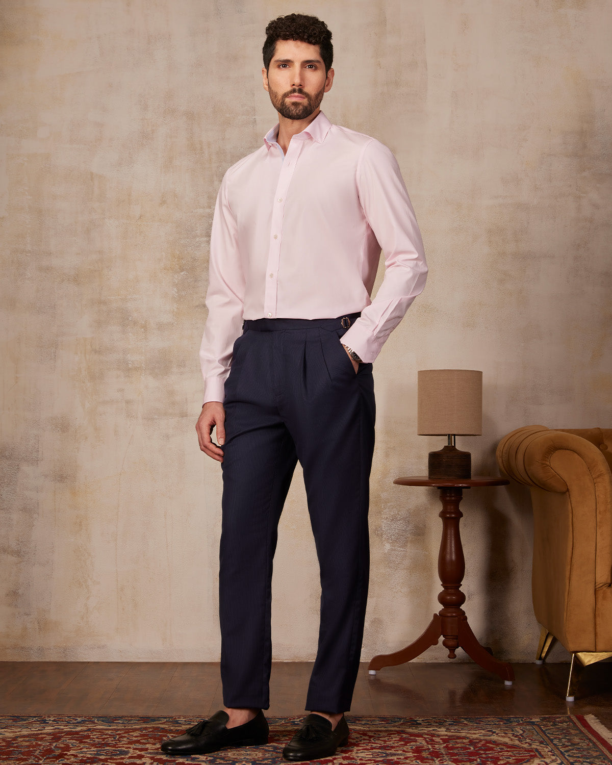 Lightweight Poplin Shirt - Pink