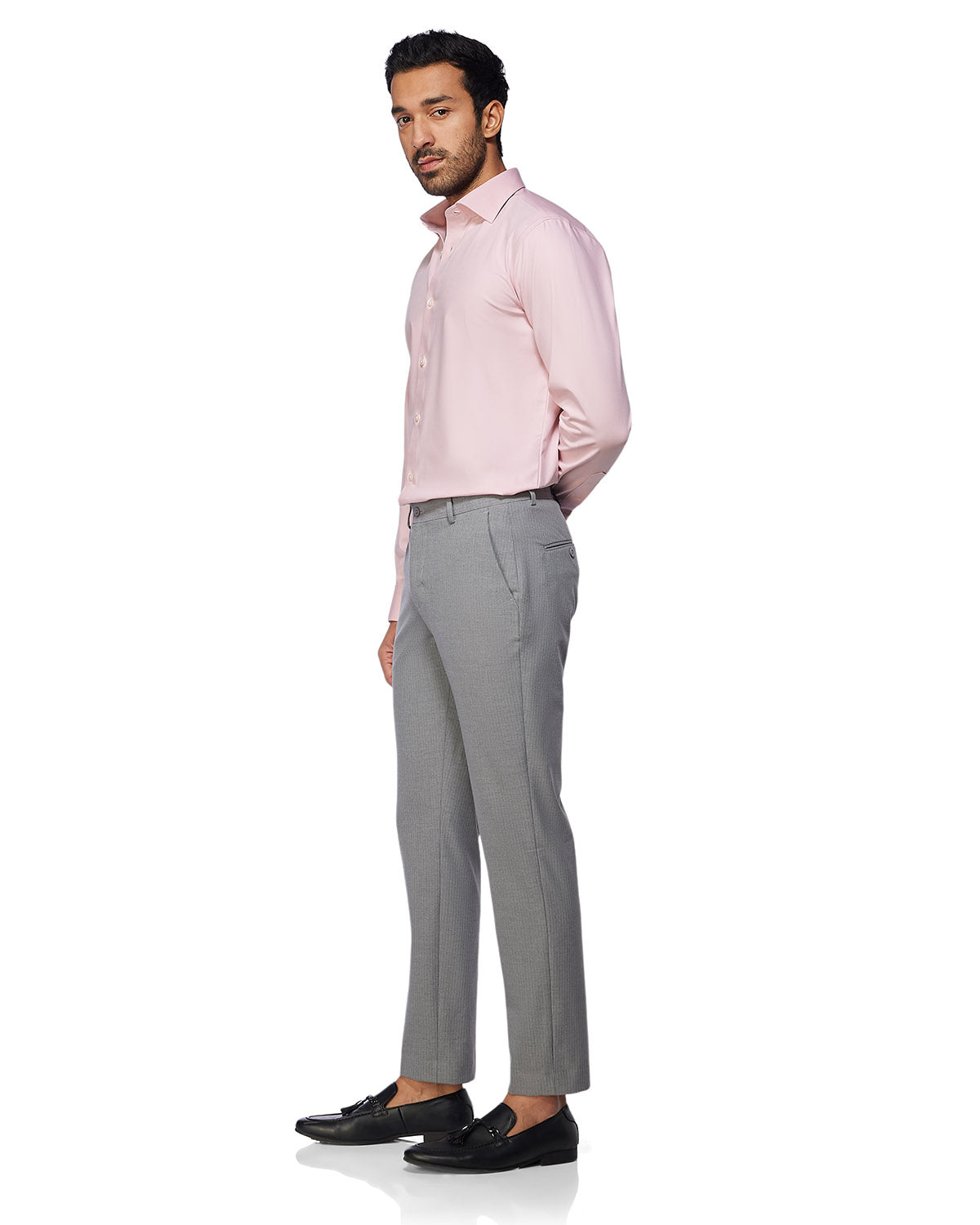 4-Way Stretch Twill Shirt - Pink