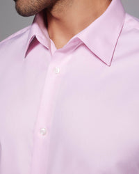 Luthai Wrinkle-Free Twill Shirt - Pink