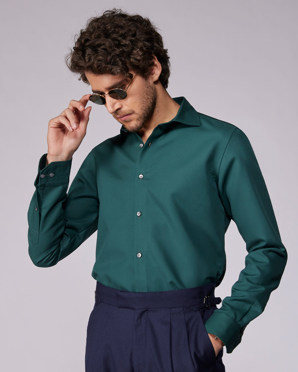 Soft Cotton Shirt - Green