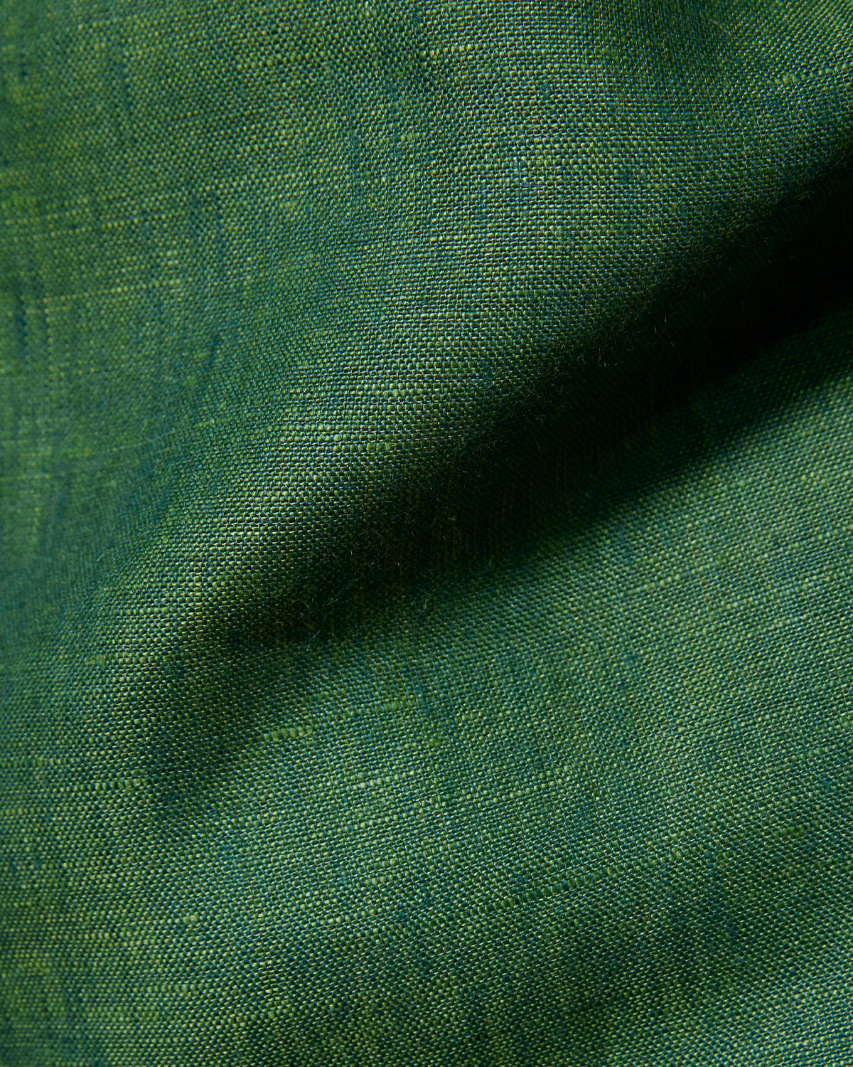 100% Linen Shirt - Green