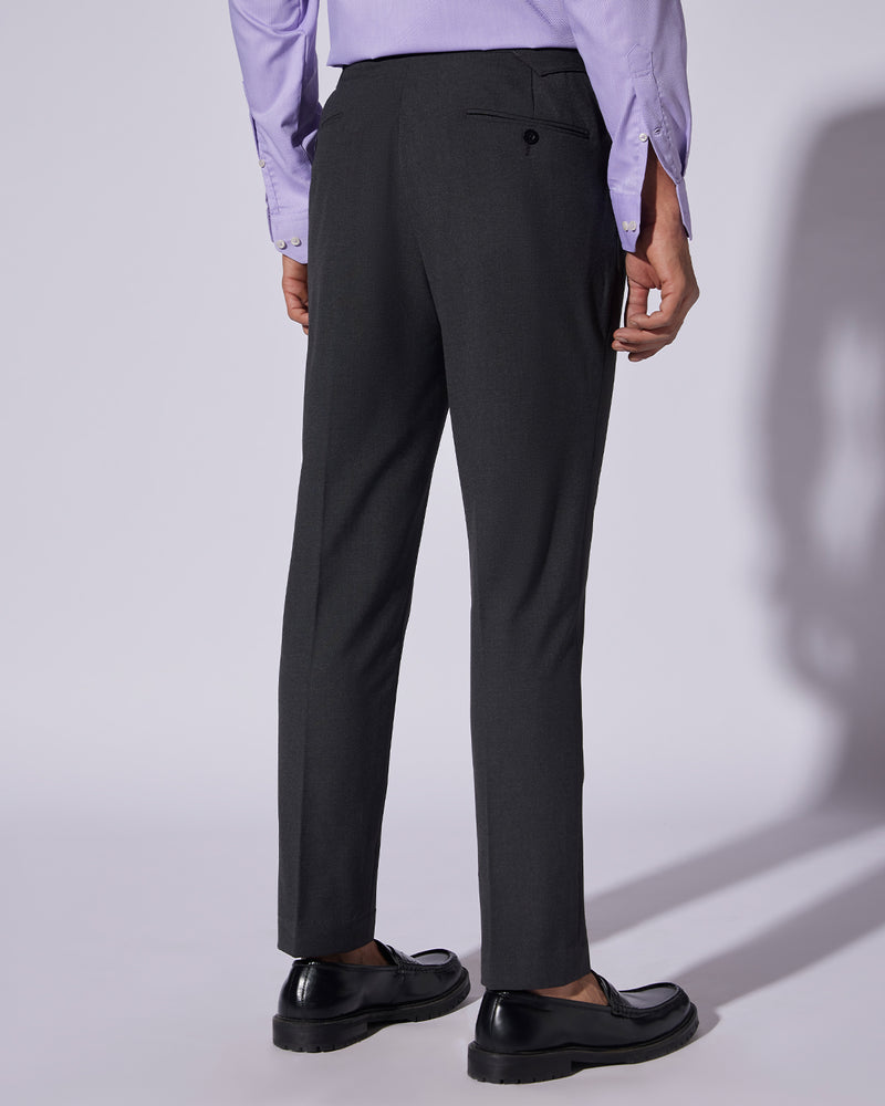 Polaris 4-Way Stretch Neapolitan Dress Pants - Grey